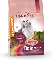 Fokker kat country balance vlees & vis kattenvoer 2