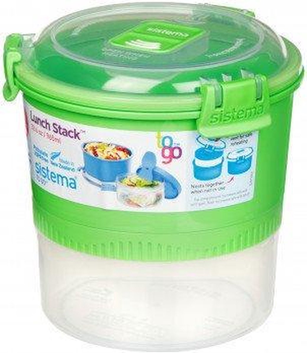 Sistema Stack To Go Met Bestek - Groen