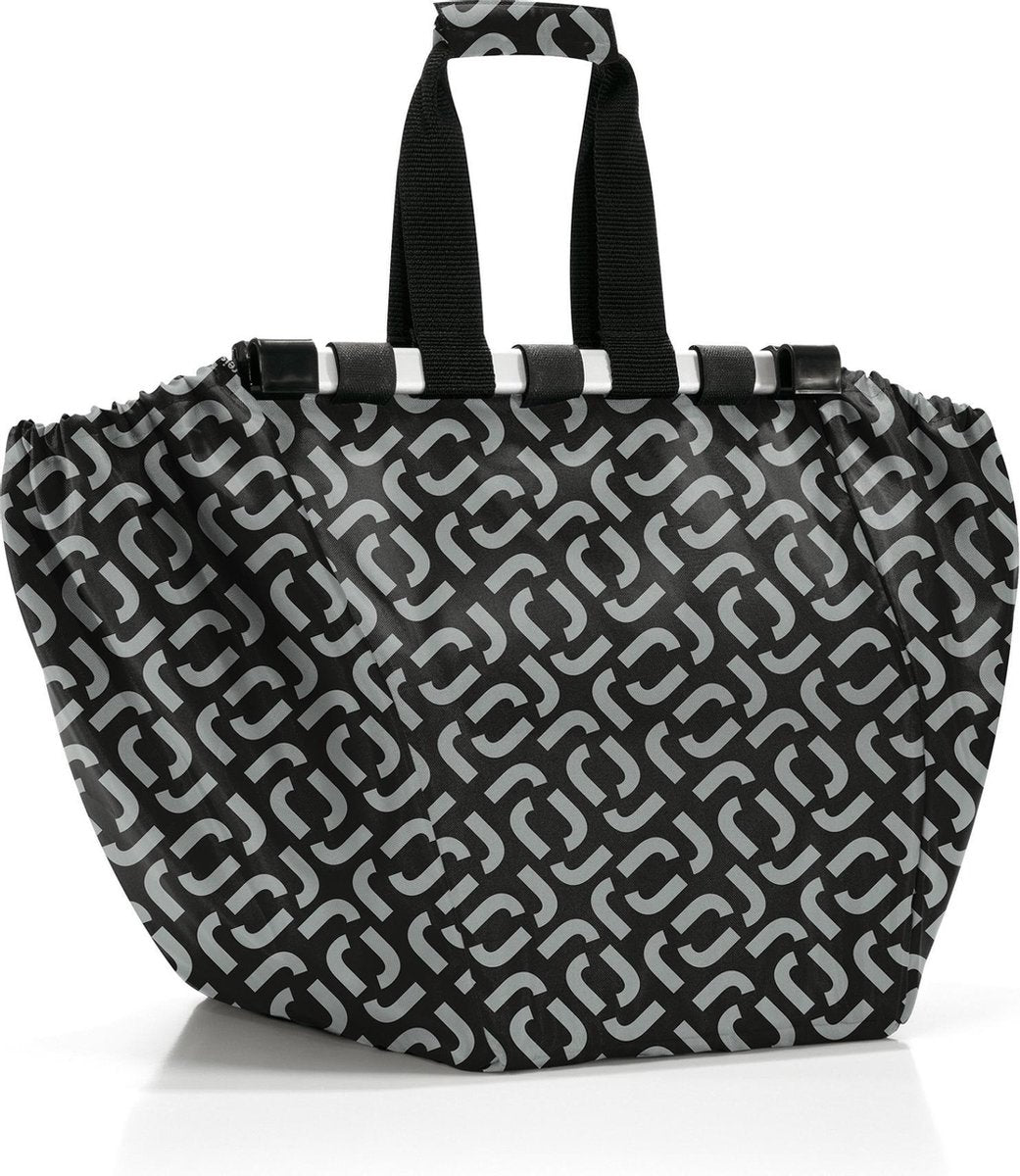 Reisenthel Easyshoppingbag Shopper Voor Winkelwagen - 30L - Signature Black Zwart