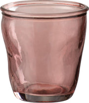 J-Line Drinkglas Onregelmatig Glas Zalm
