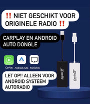 CarPlay USB dongle VOOR ANDROID NAVIGATIE!!