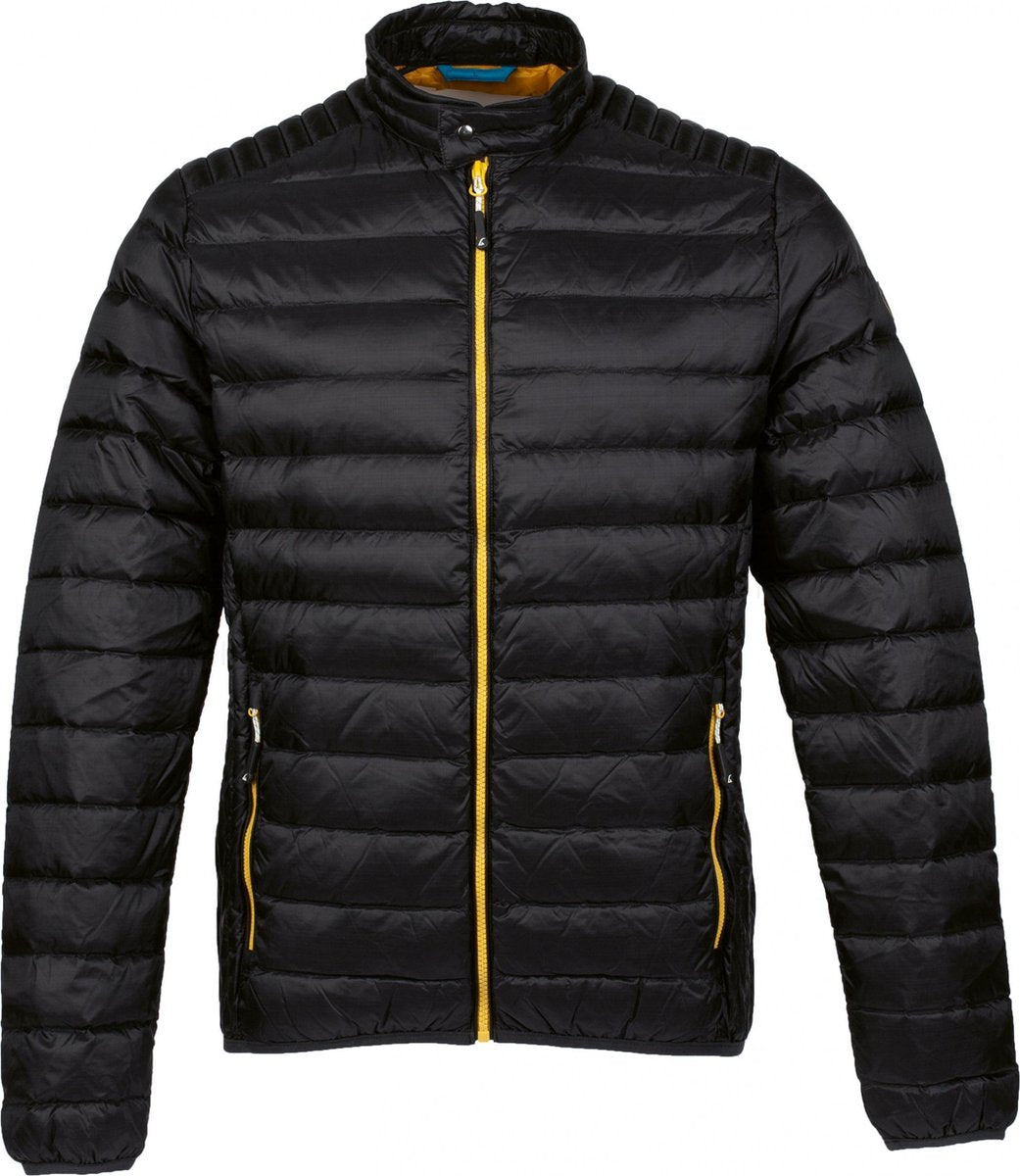 Alvivo Outdoorjas Workuta Heren Nylon Zwart/geel Maat L