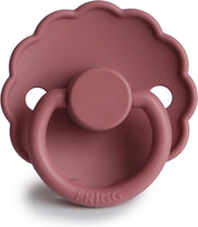 FRIGG Fopspeen Daisy maat 1 - 0-6 maanden - Dusty Rose - Natuurrubber