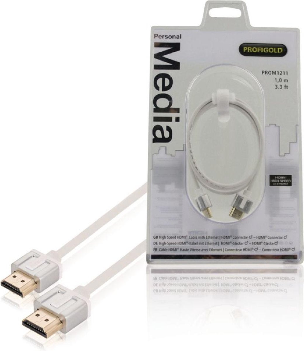 Profigold Prom1211 High Speed Hdmi-kabel met Ethernet Hdmi-connector - Hdmi-connector 1