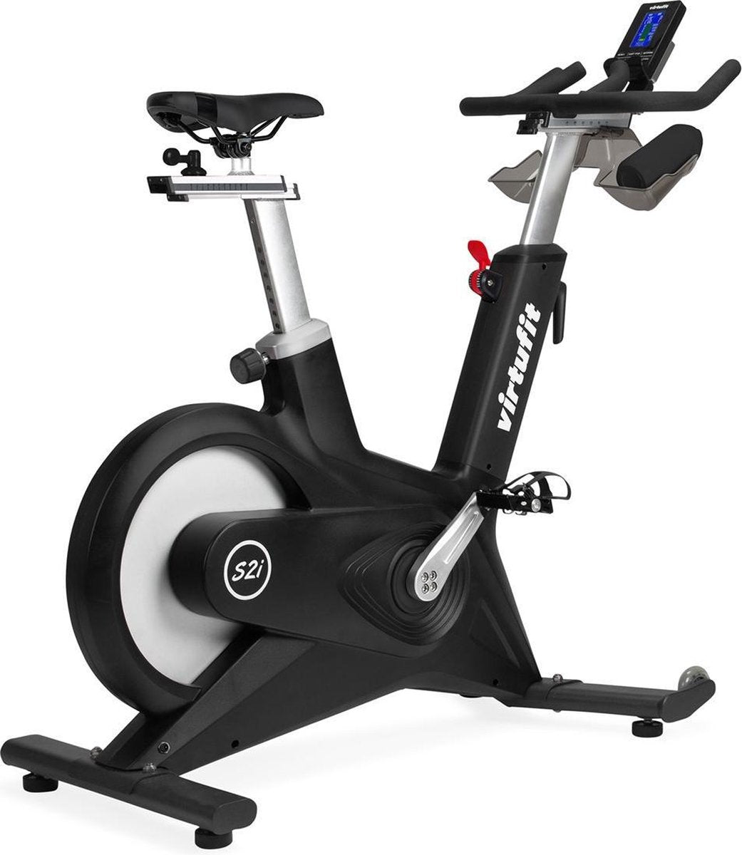 Spinningfiets - VirtuFit Indoor Cycle S2i - Spinningbike - Spinfiets - Met Kinomap en iConsole+App - Zwart