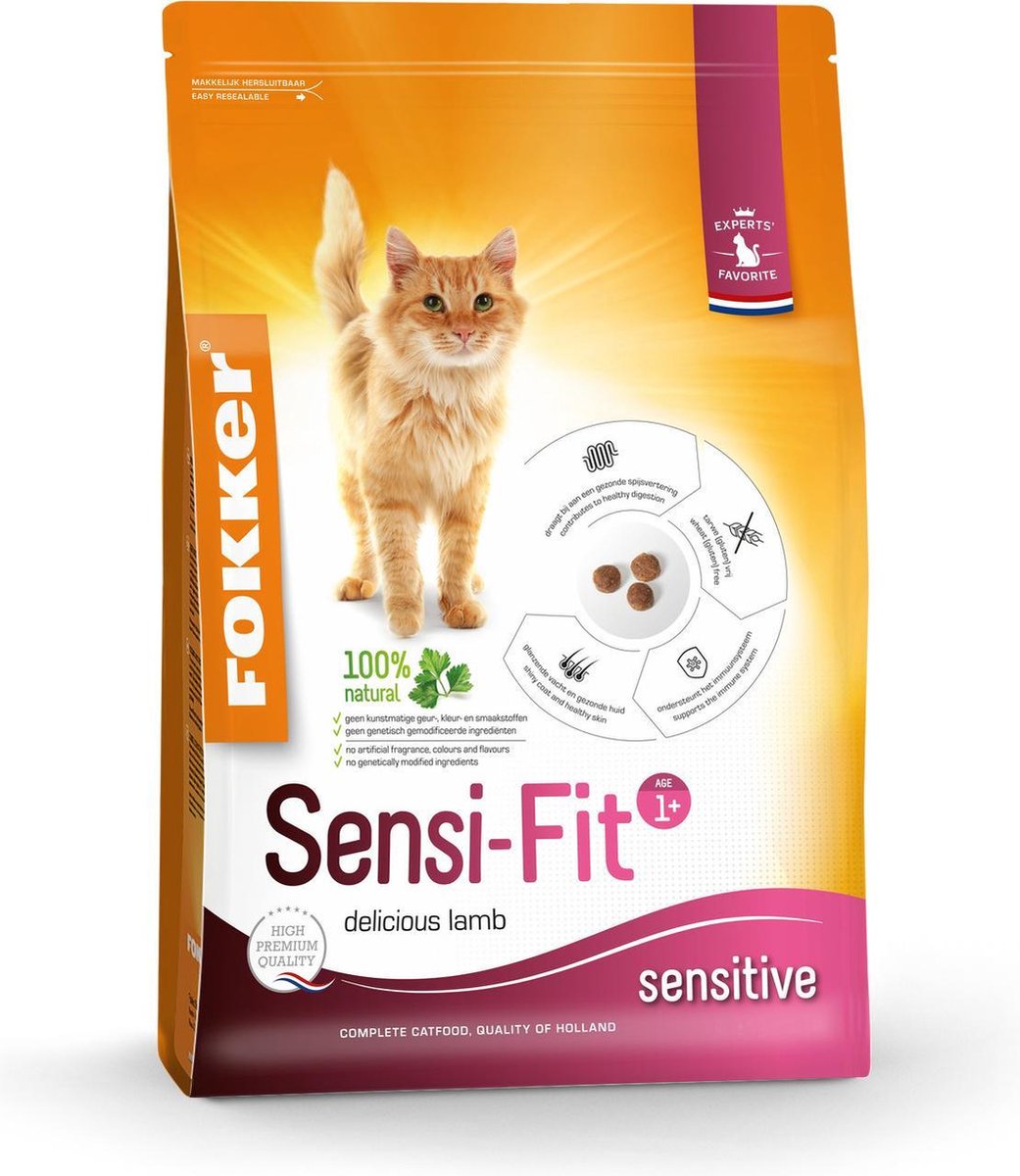 Fokker kat sensi-fit kattenvoer 2