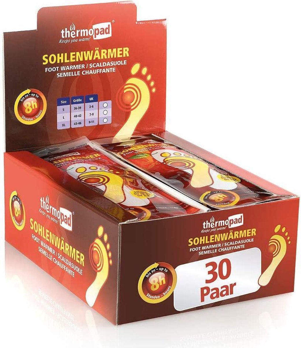 THERMOPAD zoolwarmer in maat. S