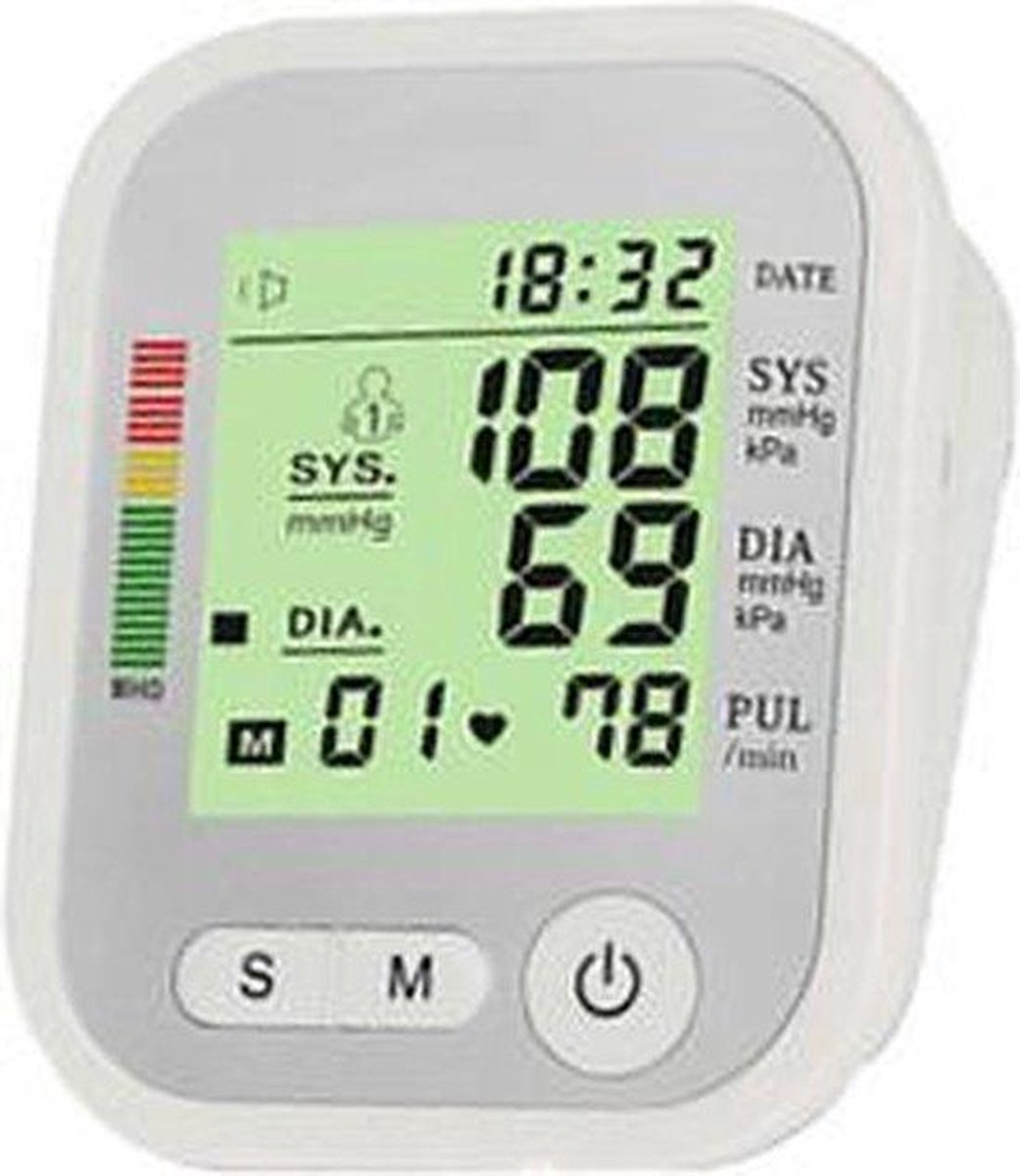 Narvie – Bovenarm Bloeddrukmeter – Accurate metingen – Wit