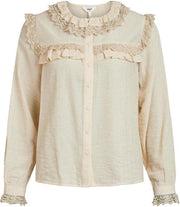 OBJECT - objvictoriana l/s shirt