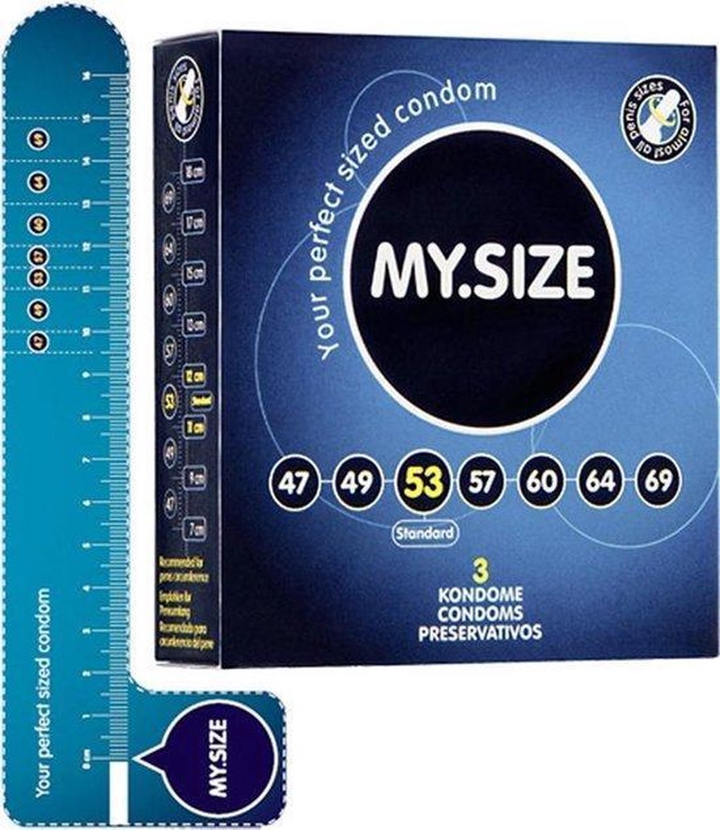MY.SIZE 53 mm Condooms 3 stuks