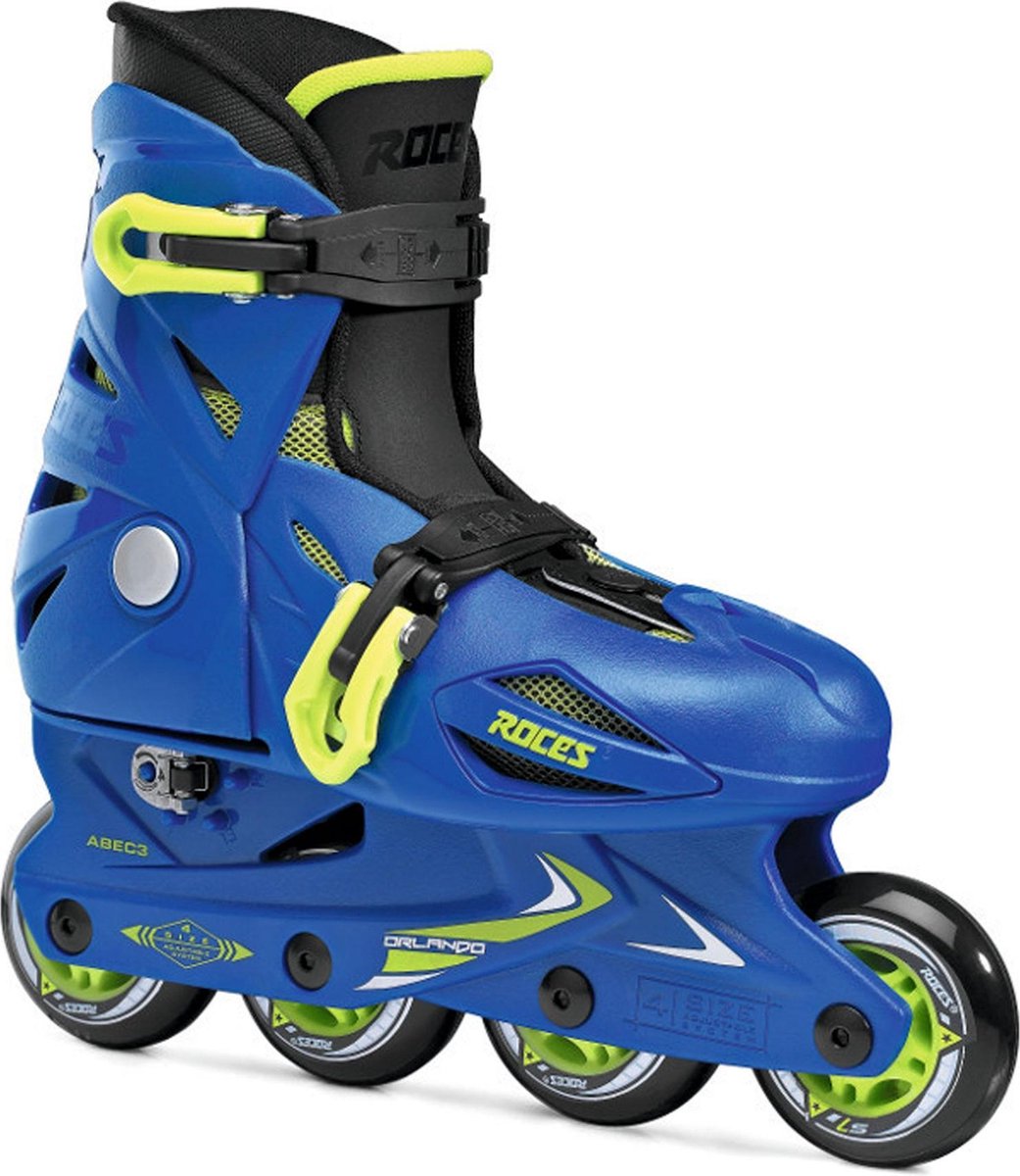 Roces Inlineskates - Maat 30-35 - Unisex - blauw/geel/zwart