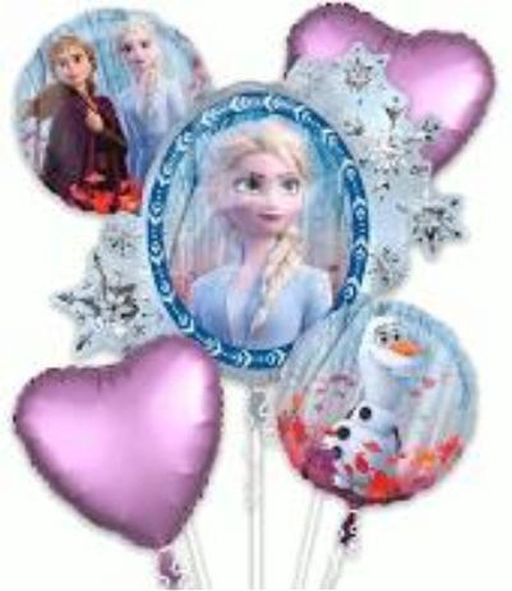 Frozen 2 folieballonnen boeket 5-delig