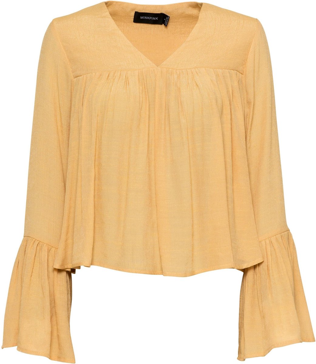 Minkpink blouse ever heart Pasteloranje-S (M)