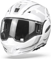 Scorpion EXO-Tech Square Pearl White Silver  XL