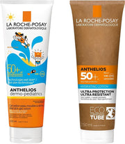 Bundel Anthelios Family Pack Wet Skin Gel Kids & Hydraterende Zonnebrandmelk SPF50+ Volwassenen