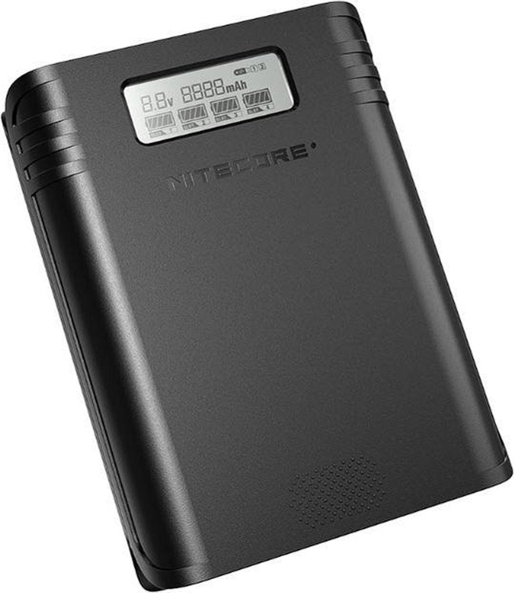 Nitecore F4 USB oplader en powerbank