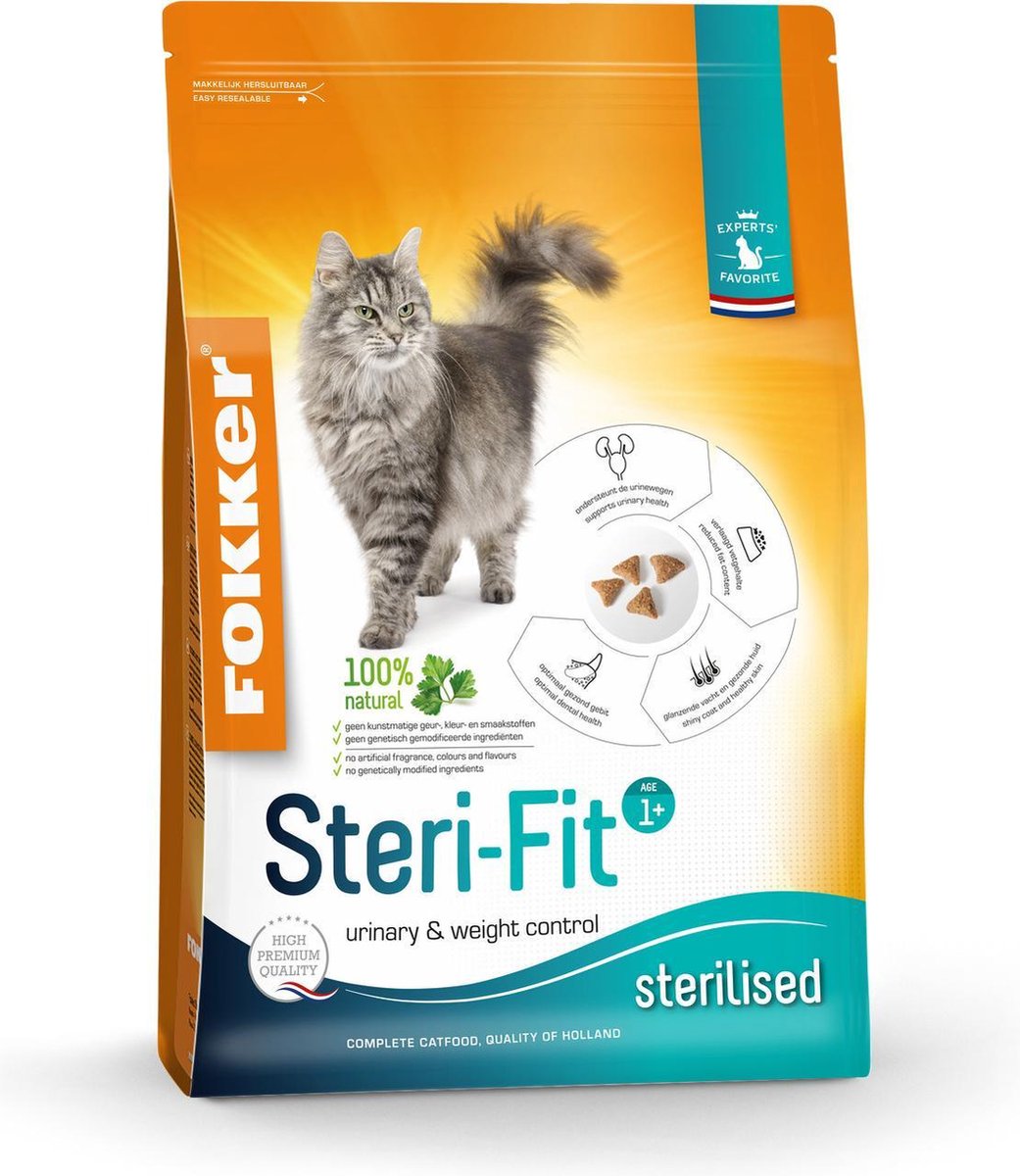 Fokker kat steri-fit kattenvoer 10 kg