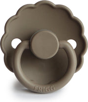 FRIGG Fopspeen Daisy maat 1 - 0-6 maanden - Portobello - Natuurrubber