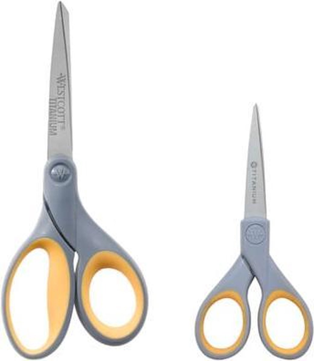 Schaar Westcott titanium super - softgrip set van 2st. (13 en