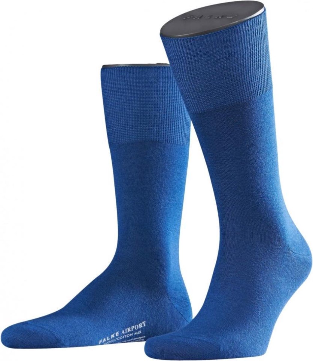 FALKE Airport Herensok 14435 - Blauw 6000 royal blue Heren - 49-50