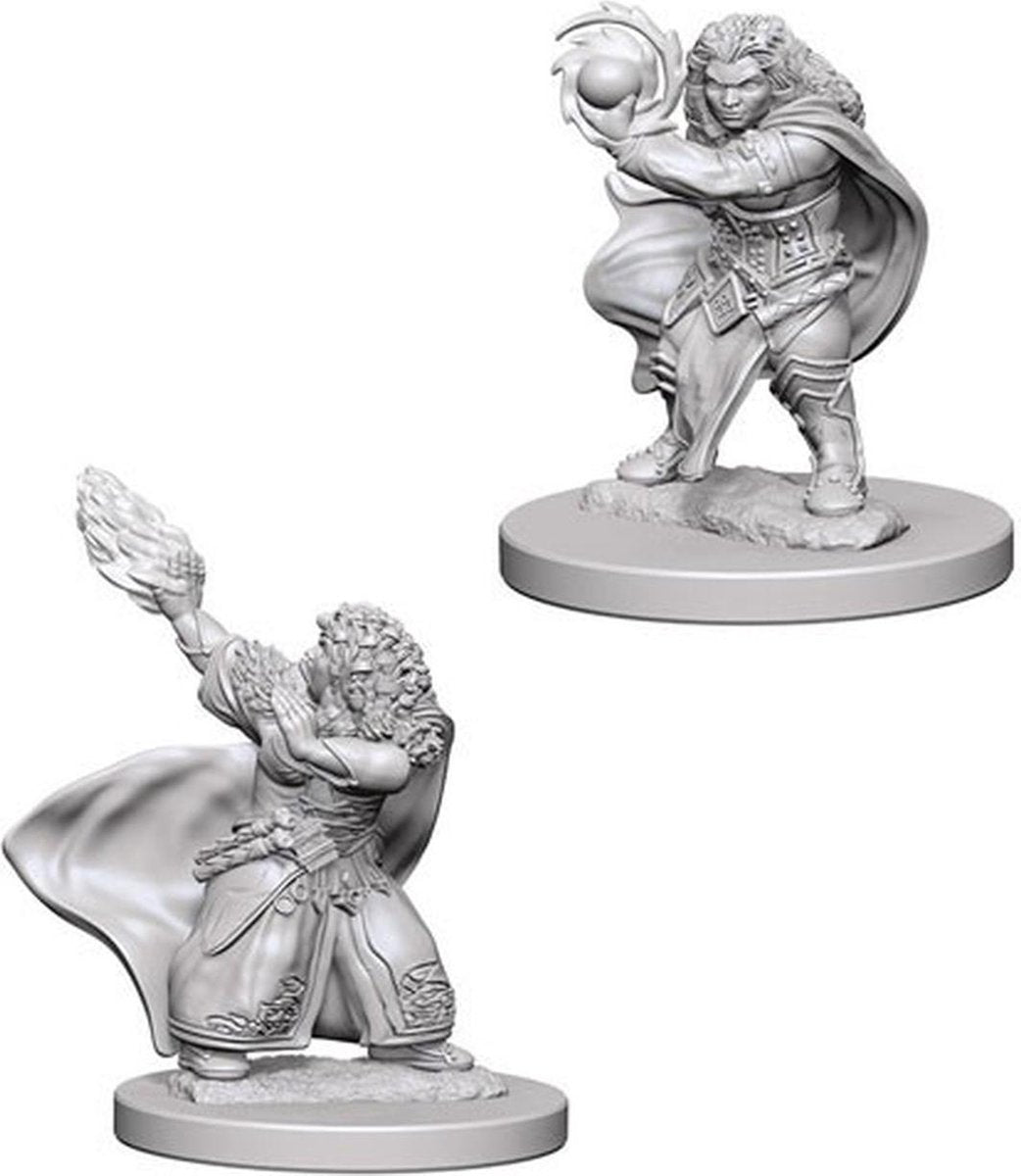 D&D Miniatures Dwarf Female Wizard
