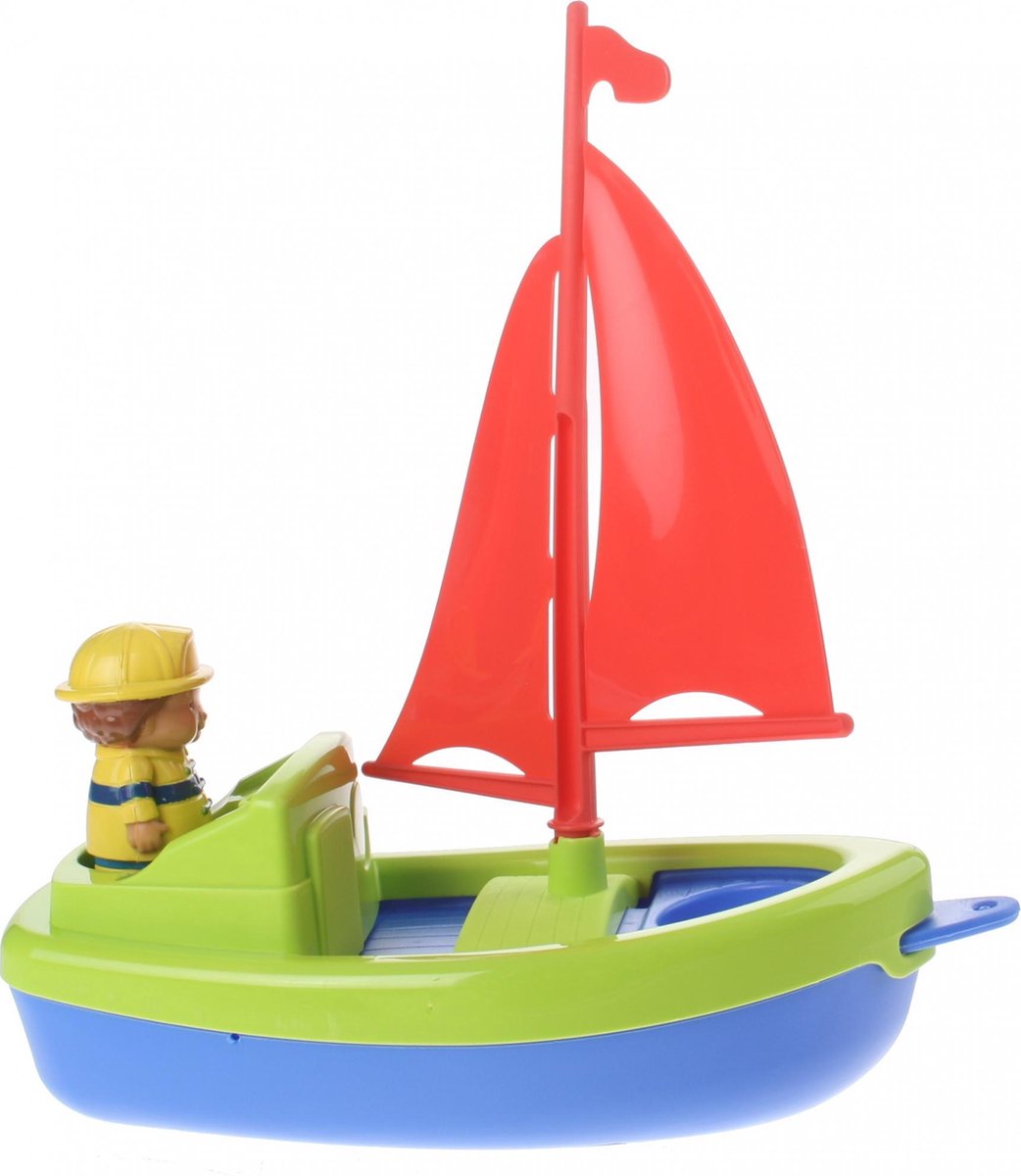 écoiffier Boot Met Figuur Groen 22 Cm