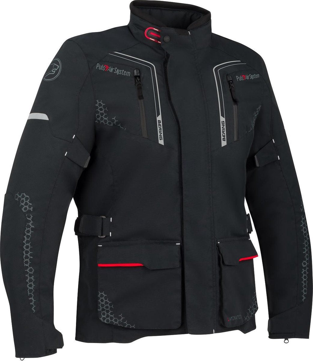 Bering Alaska Black Textile Motorcycle Jacket M