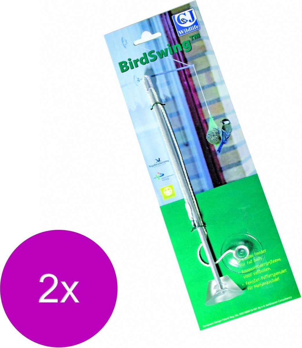 Wildbird Raamvoedersysteem Birdswing - Voerbak - 2 x  stuks
