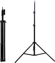 verstelbaar lampstatief 83-210 cm - zwart