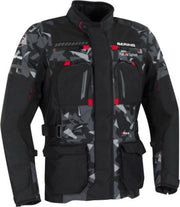 Bering Boston Black Camo Motorcycle Jacket M