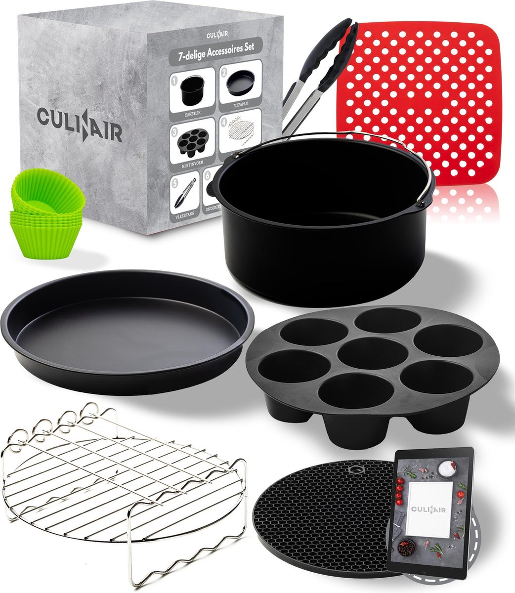 XL Airfryer Accessoires Set - Inclusief Cakeblik