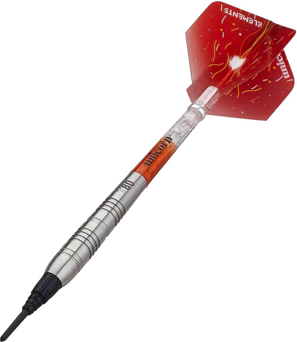 Unicorn Dartpijlen Core Xl Striker Softtip 22g Tungsten Zilver