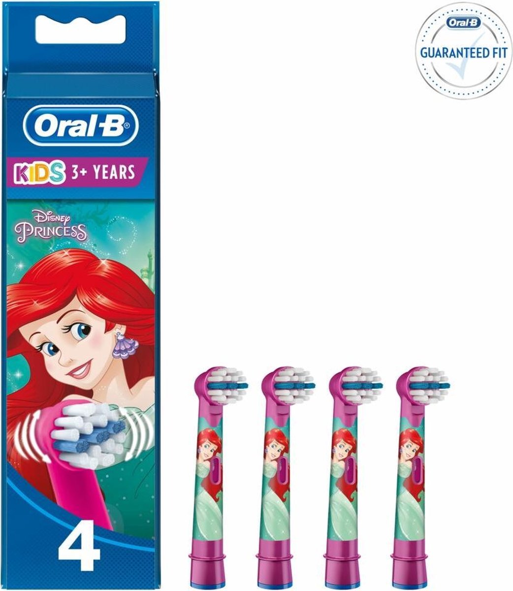 Oral-B Stages Power Kids Princess - Opzetborstels - 4 stuks