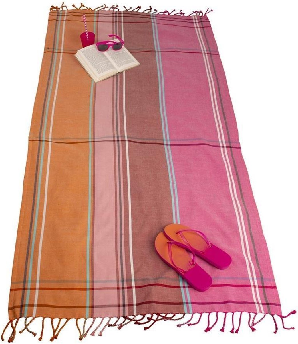 Strandlaken Hamam met Streepjesdesign 90x170 cm