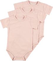 Zeeman romper biologisch katoen - maat 50/56 - roze - 3 stuks