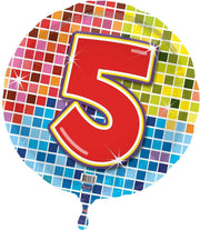 Helium Ballon 5 Jaar 43cm leeg