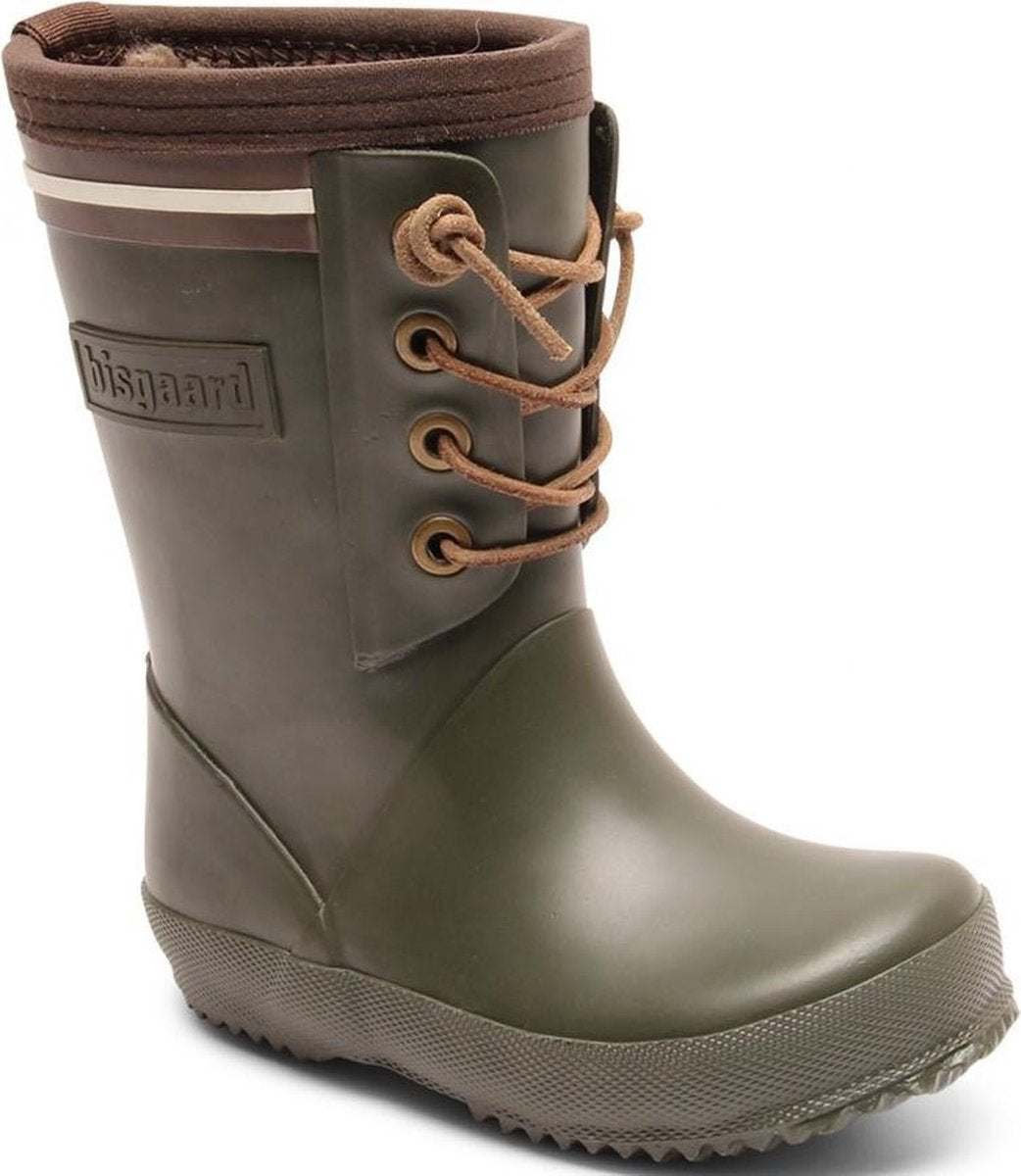 Groene kinder regen-/winterlaars Lace Thermo van Bisgaard 27