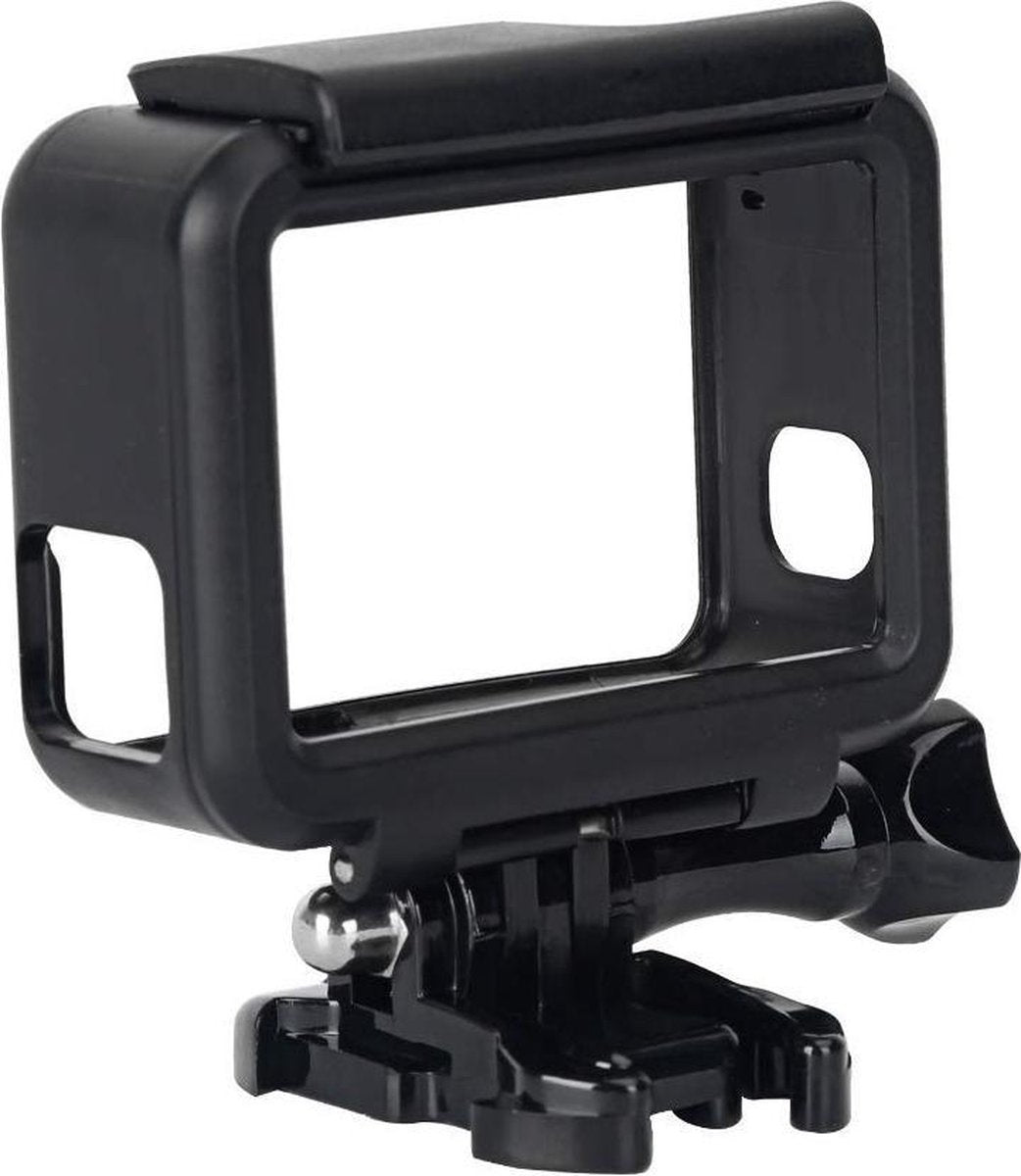 PRO SERIES Frame Mount Housing + Quick Buckle Tripod Mount geschikt voor GoPro Hero (2018) - Zwart