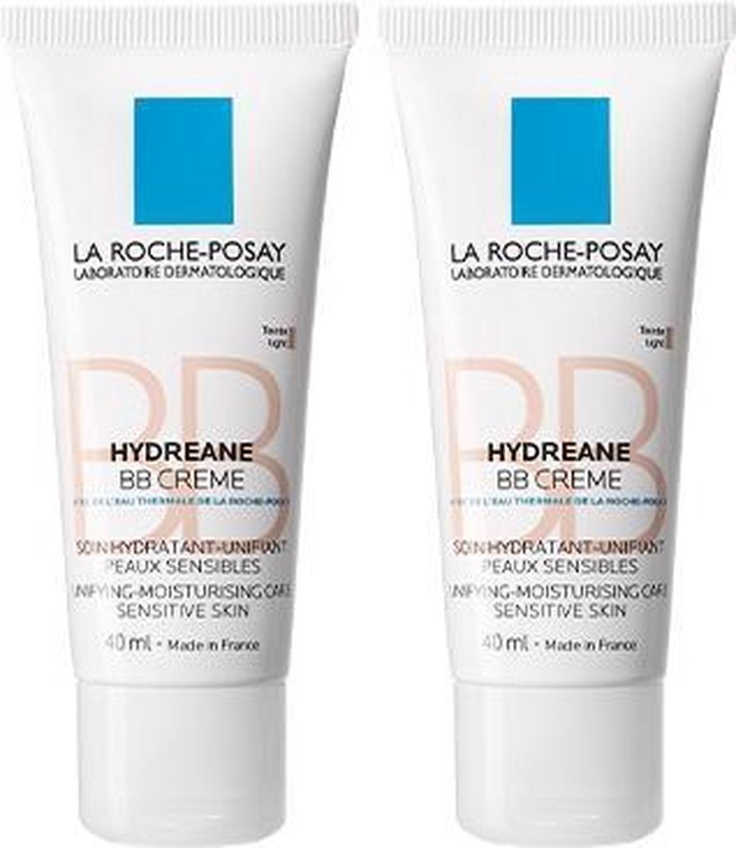 La Roche-Posay Hydreane BB Crème Light - 2x40ml - Gevoelige huid