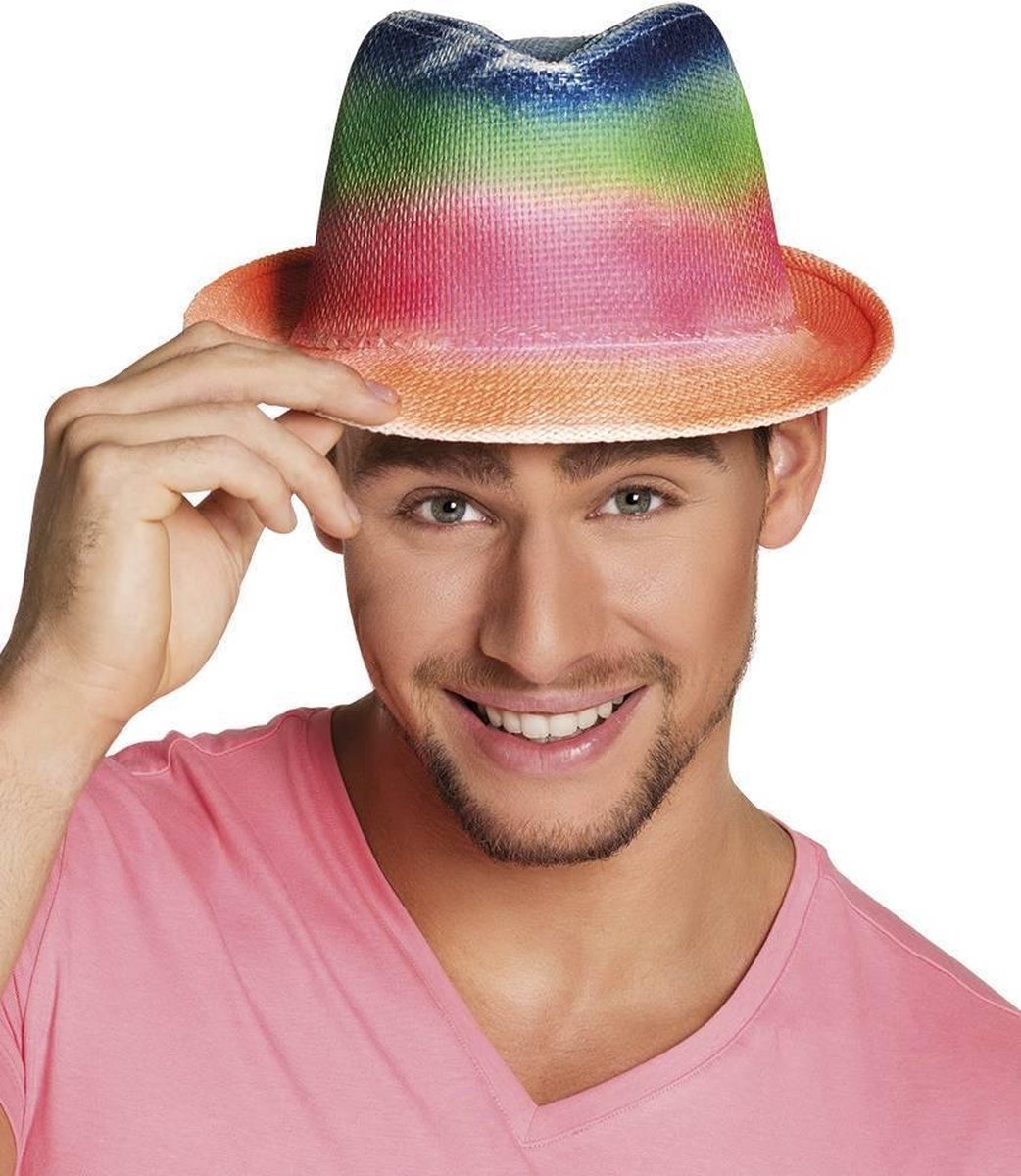 Trilby Hoed Regenboog