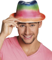 Trilby Hoed Regenboog
