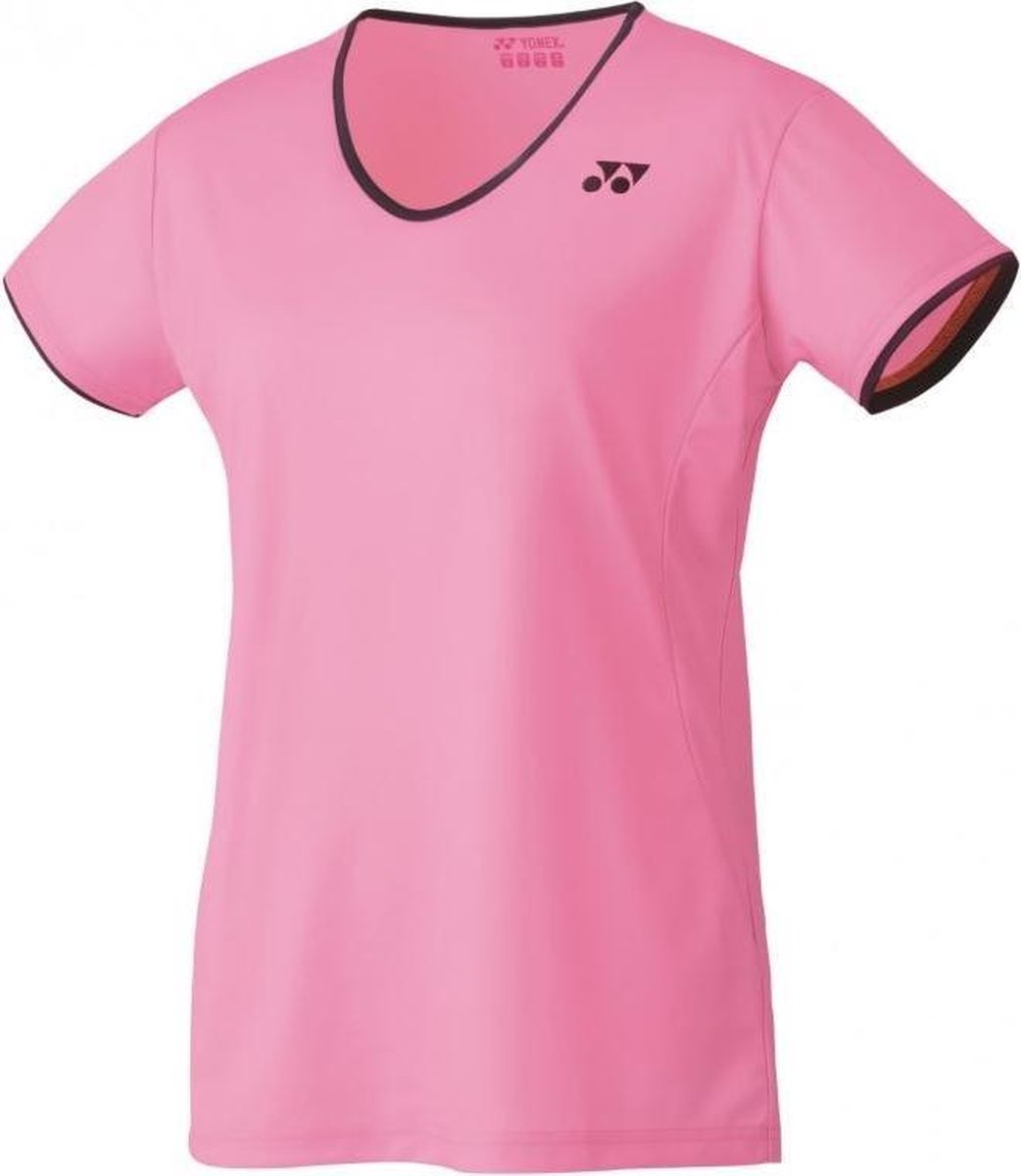 Yonex Tennisshirt Tournament Style Roze Dames Maat Xs