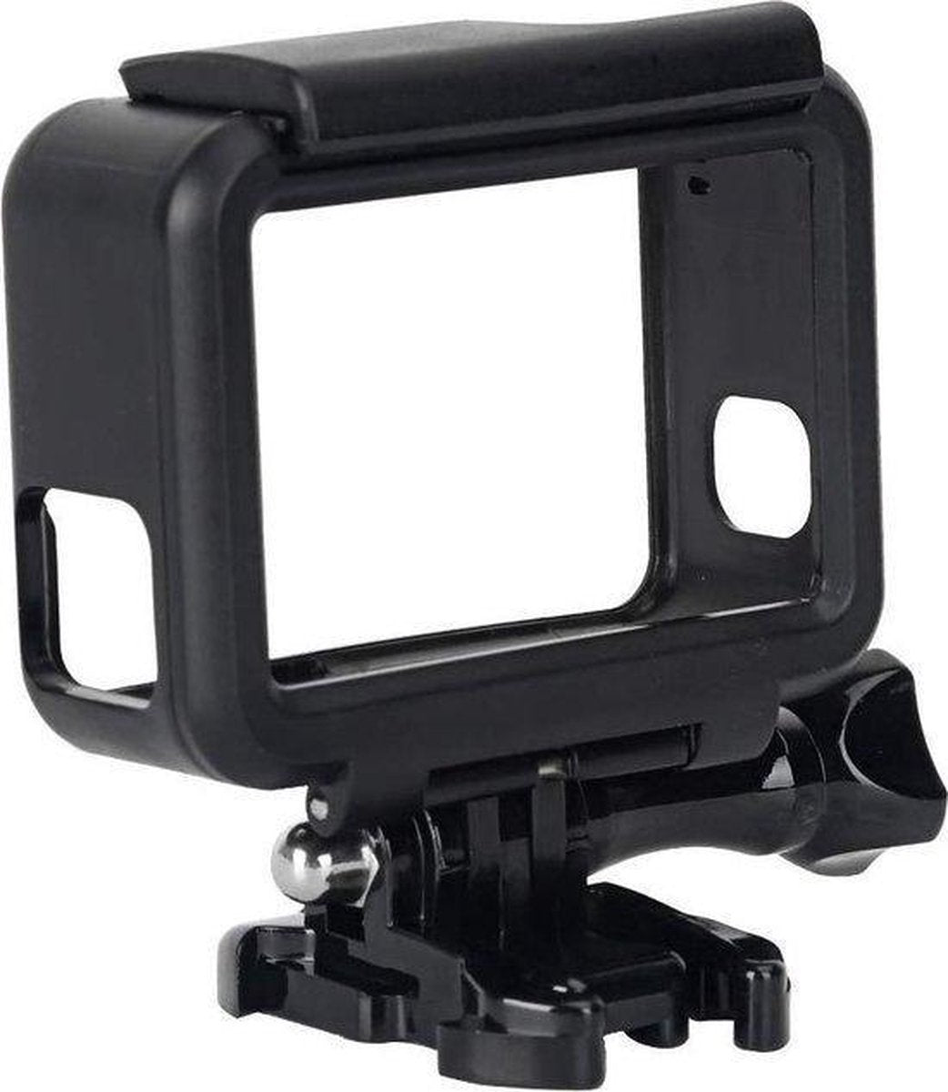 PRO SERIES Frame Mount Housing + Quick Buckle Tripod Mount geschikt voor GoPro Hero (2018) / 5 / 6 en 7 BLACK / WHITE / SILVER - Zwart
