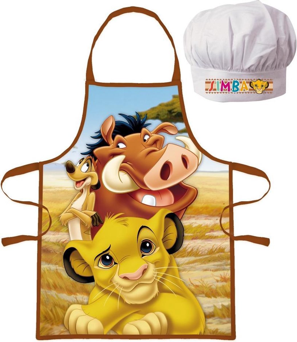 Disney Simba Schort met kookmuts - 3 - 8 jaar (53 cm)