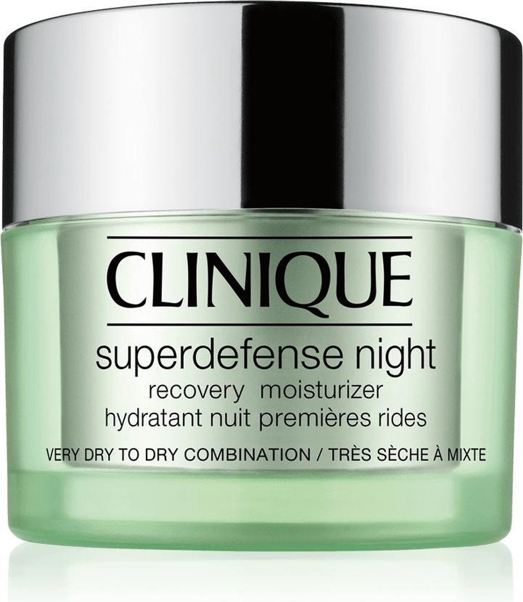 Clinique Superdefense Night Recovery Moisturizer Nachtcrème Droge huid - 50 ml