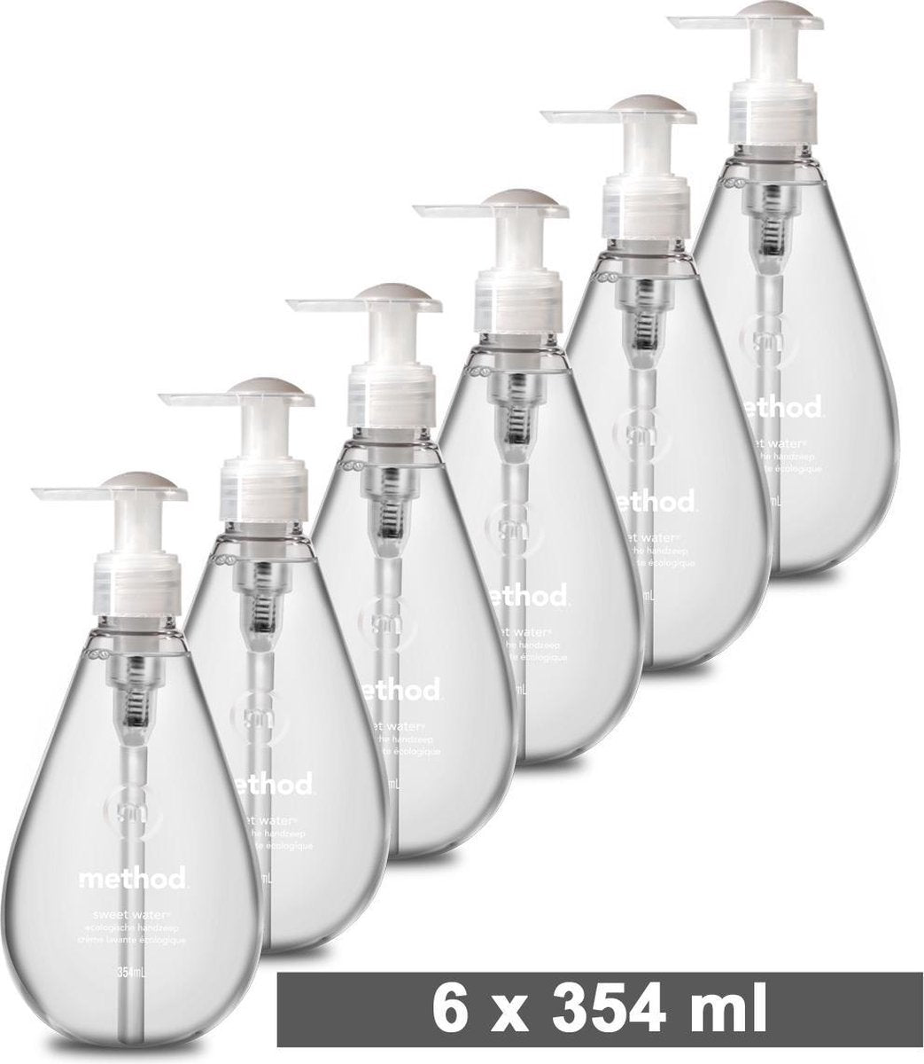 Method Handzeep - Sweet Water - Voordeelverpakking 6 x 354 ML