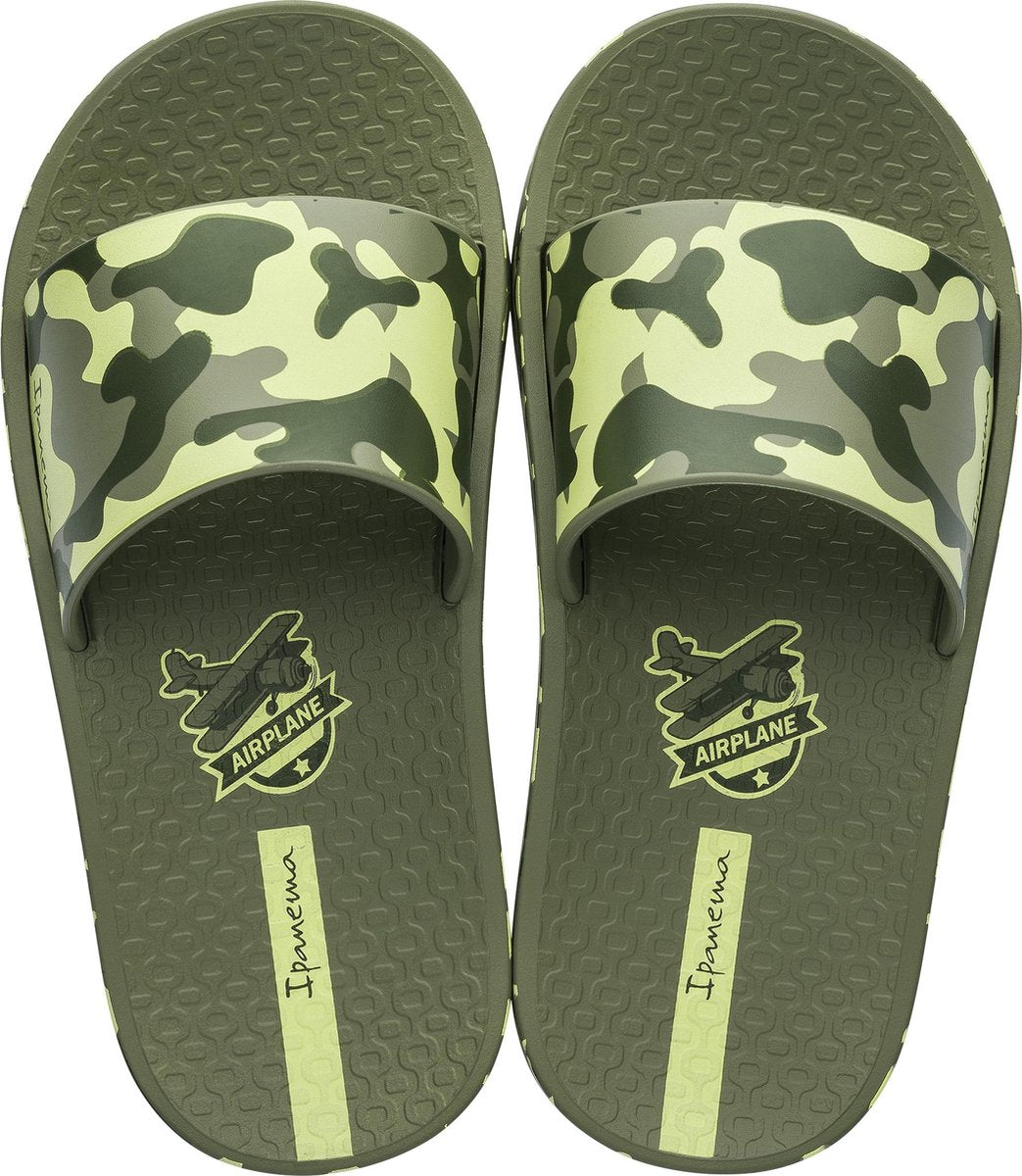 Ipanema Urban Slide Kids Slippers - Green - Maat 32