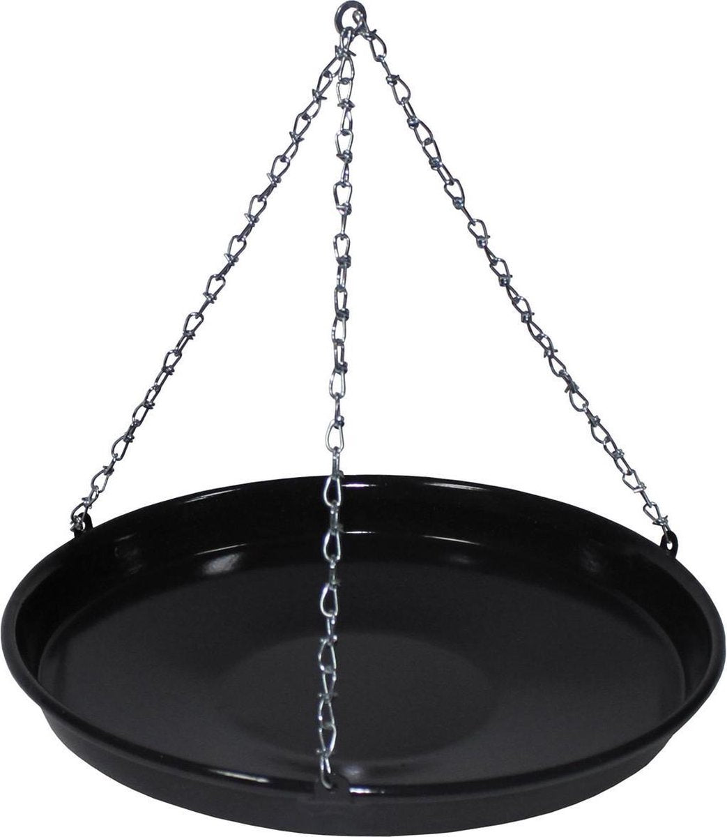 MFH Hongaarse grillpan emaille met ketting 34 cm doorsnee