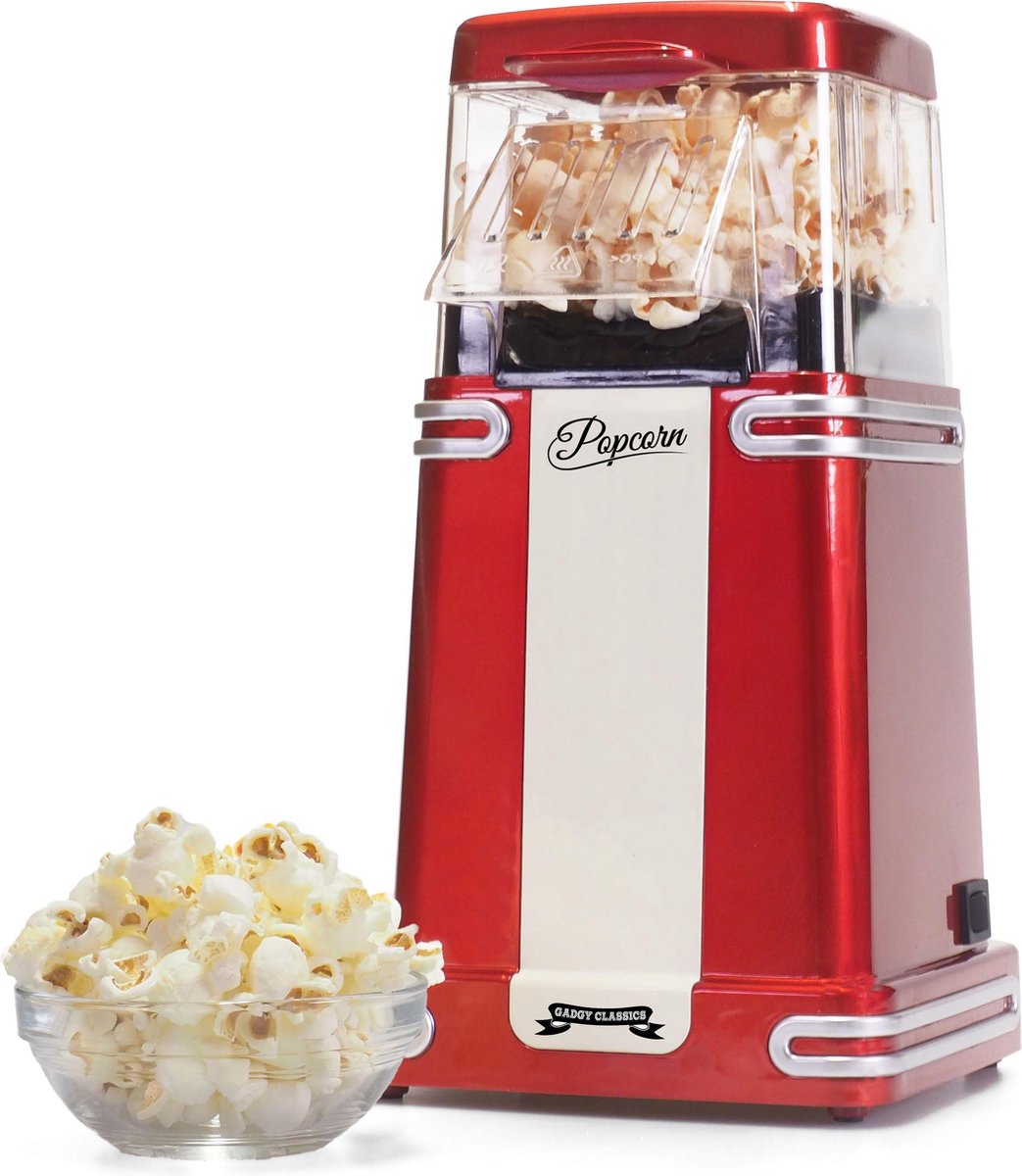Gadgy Popcorn Machine Retro - Hete lucht Popcorn Maker – 26