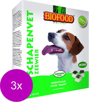 Biofood Mini Schapenvetbonbons met Zeewier - Hond - Voedingssupplement -  3 x 80 bonbons